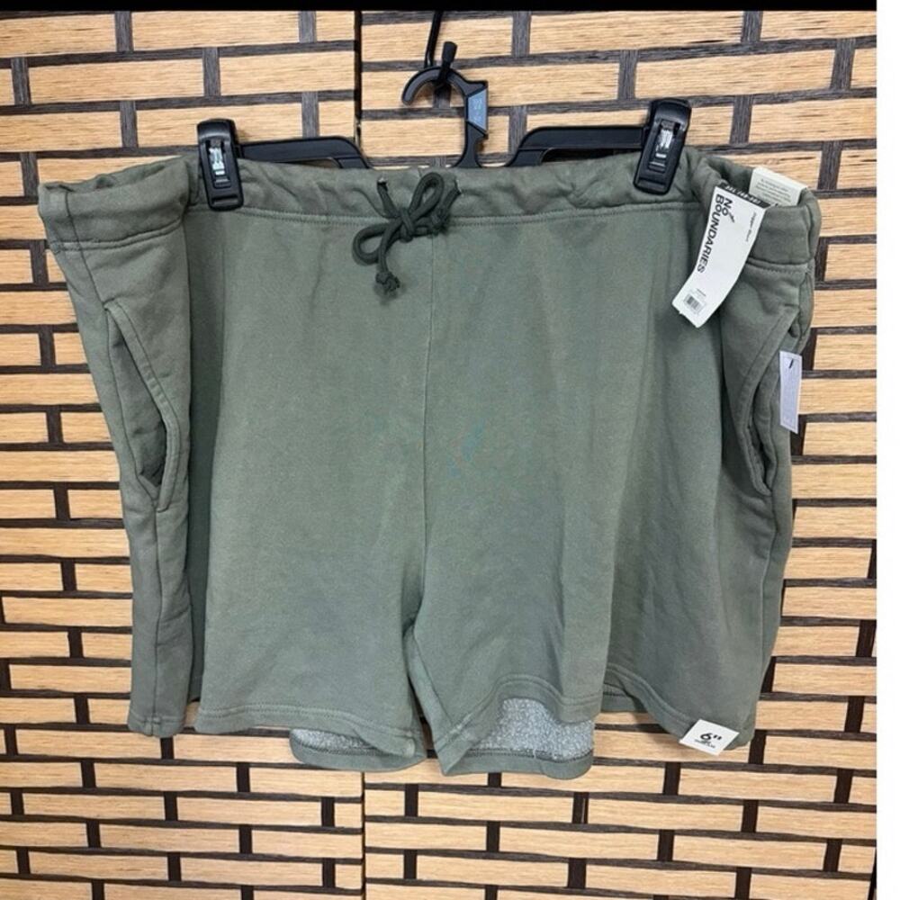 No Boundaries Green Jogger Shorts‎ Size 3X